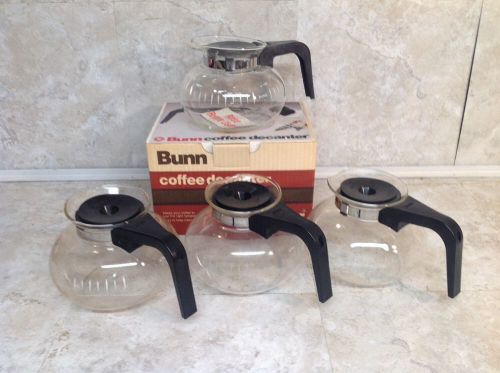 4 Bunn Coffee Decanters 1 NIB 3 used Coffee Pots 8 cup