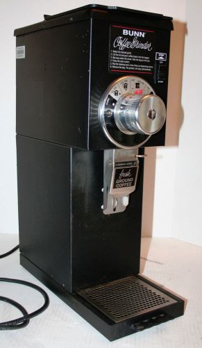 Used bunn commercial gourmet coffee bean grinder model g1 hd black for sale