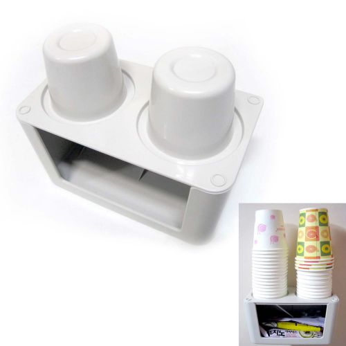 Paper Cup &amp; Coffee Tea Bag Magnet  Detachment Dispenser Cup Holder Kitchen Rack