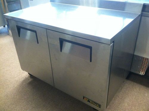 New, refrigerator prep table true heavy duty stainless steel 2door nsf for sale