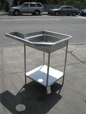 Stainless steel sink and soil working table for sale