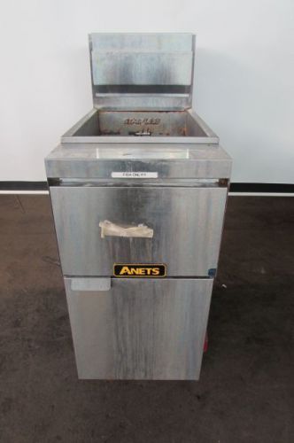 Anets Stainless Steel Natural Gas Open Pot Fryer Model No: 14GS