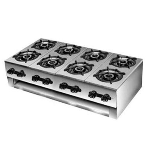 Comstock castle 1094 hotplate 8 section stainless steel gas for sale