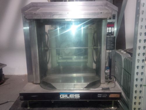 Giles Model CR 5 Ele Table Top Rotisserie Oven W/ 5 Spits Digital Control 2 Door