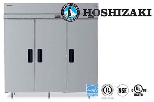 HOSHIZAKI COMMERCIAL REFRIGERATOR 3-SECTION FULL GLASS DOOR MODEL RH3-SSE-FS