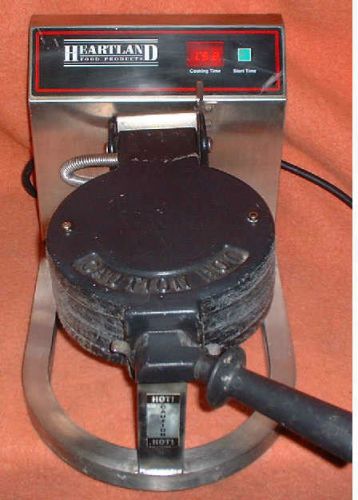 Commercial Heartland Products H-96 120V Belgian Waffle Maker Iron NO RESERVE!