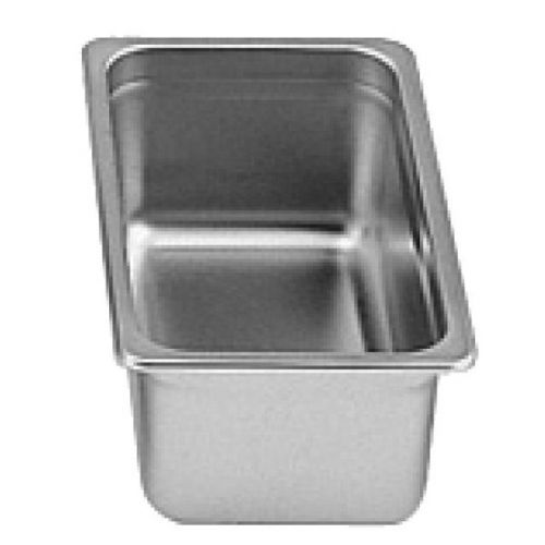 1 pc steam table food pan 1/3 x 4&#034; deep stainless steel new for sale