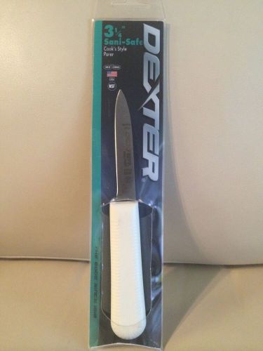 Dexter-Russell Paring Knife, Cook&#039;s Style Parer, 3-1/4&#034; Blade. White