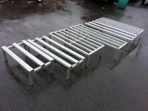 New age industrial aluminum dunnage rack for sale