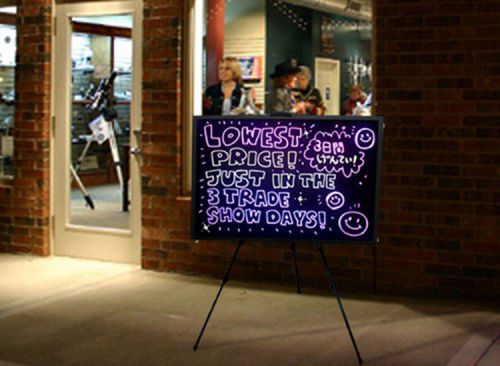 32&#039;&#039;x24&#039;&#039; flashing illuminated fluorescent neon led glow writing board menu sign for sale