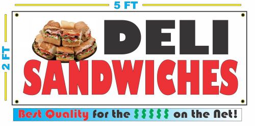 Full Color DELI SANDWICHES BANNER Sign NEW XL Larger Size Best Quality for the $