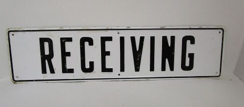 Sign &#034;receiving&#034; for sale