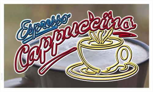 bb220 Espresso Cappuccino Coffee Shop Banner Shop Sign