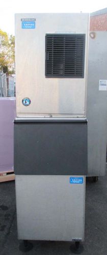 Hoshizaki km-501mah air cooled ice machine &amp; b-300pf bin -crescent cube- 480 lbs for sale