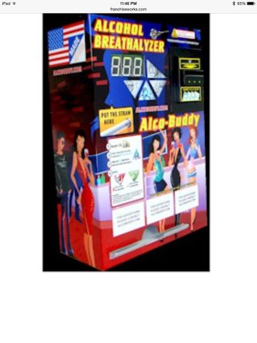 Alco-Buddy Breathalyzer Vending Machine