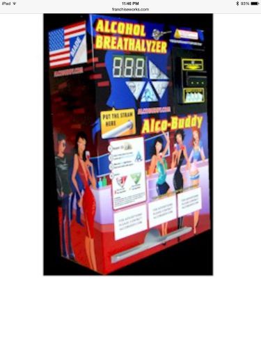 Alco-Buddy Breathalyzer Vending Machine