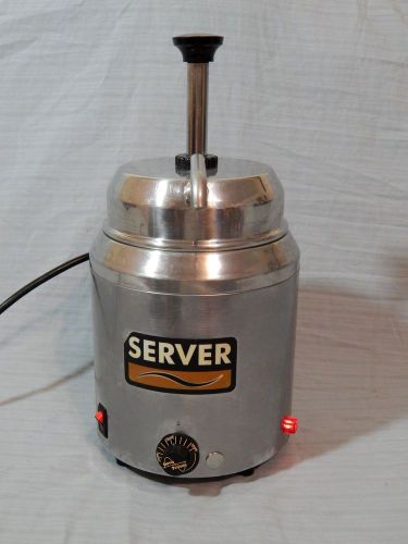 Server FSP-82060 Hot Toppings Condiments Warmer Dispenser Fudge Caramel Nachos