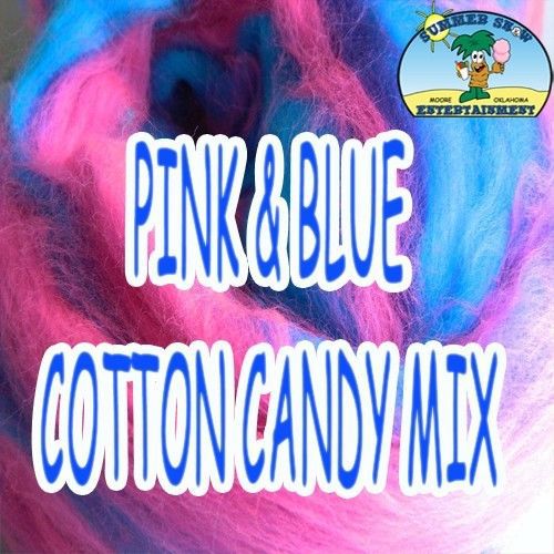 Cotton Candy Flossine 2 pack 2 Flavors CHERRY/BLUE RASPBERRY Just Add Sugar