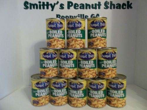Peanut Patch Green Boiled Peanuts Original Flavor (12 Cans)