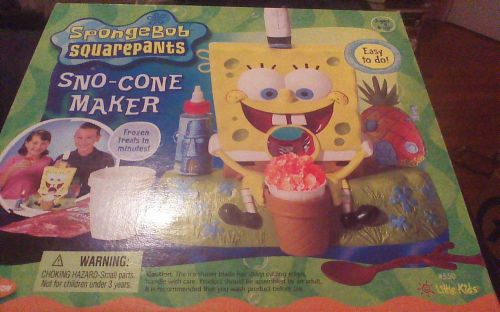 spongebob sno cone maker
