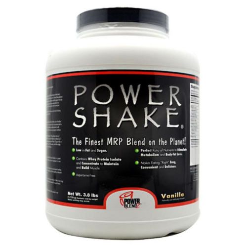 Power Shake Power Blendz Whey Protein MRP Protein Powder Vanilla 3.8lb