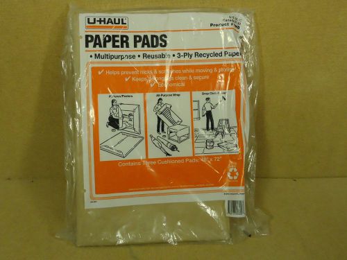 UHaul Pack of 3 Cushioned Paper Pads 48in x 72in Brown PHD Paper