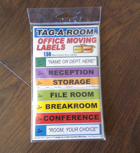 Tag-A-Room Office Moving Labels
