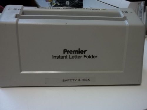 Premier Instant 1400 Electric Desktop Letter Folder Martin Yale Folding Machine