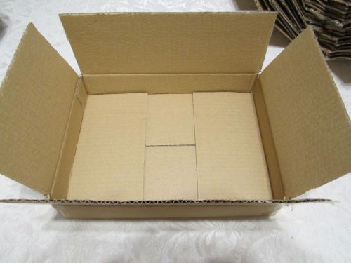 50pc Lot Cardboard Shipping Boxes Corrugated Cartons 10 1/2&#034;x8&#034;x1 1/2&#034; ....2.7oz