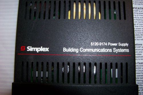 SIMPLEX   5120-9174  24 VOLT POWER SUPPLY  V-C6124P