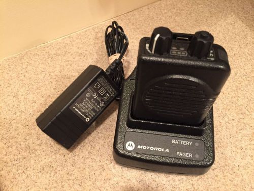 Motorola Minitor V Voice Pager UHF 2-Channel W/ stored voice 453-461.9875 MHz