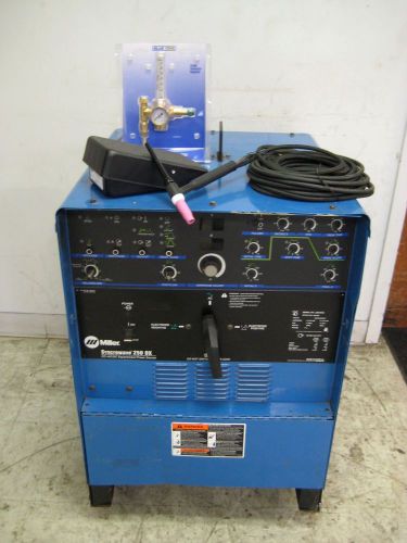 Miller syncrowave 250dx tig welder complete package air cooled for sale