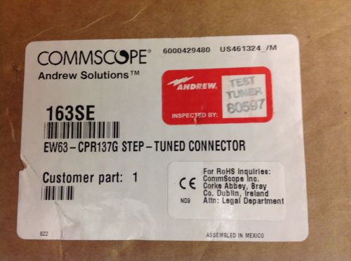 ANDREW 163SE Fixed-tuned CPR137G for Elliptical Waveguide 63 - NEW