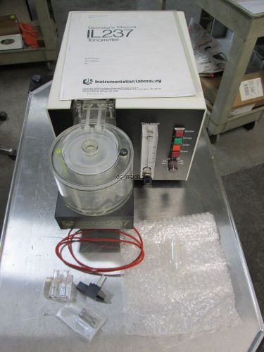 Instrumentation laboratory 02370-00 il237 tonometer w/ manual 115vac 2a 60hz for sale