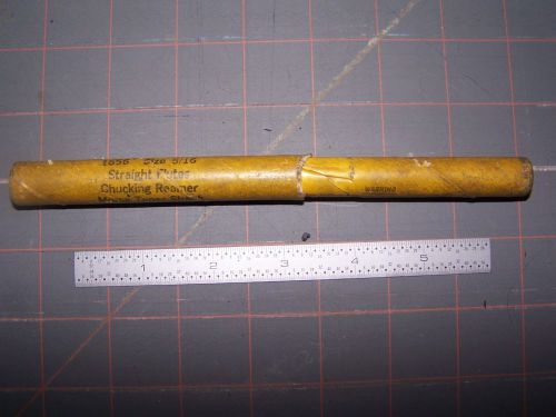 5/16&#034; straight flute reamer on 1 morse taper shank for sale