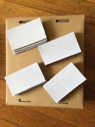100 Business Card Self Sticking Magnets - 3 3/8 x 1 7/8