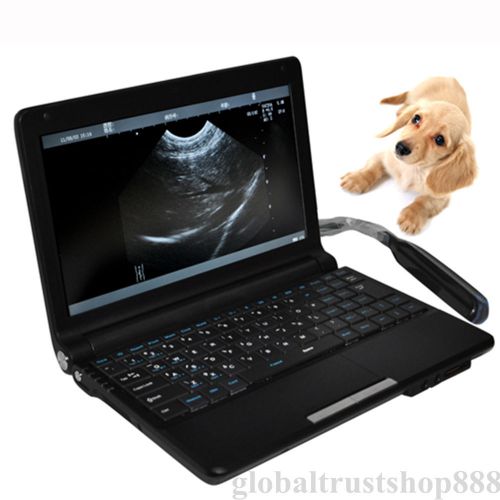 Veterinary VET Laptop Ultrasound machine Scanner w Endosrectal Rectal probe +3D