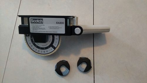 Scotch label maker EA200 With Two Rolls Nice!!