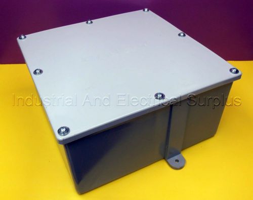Cantex 12&#034; x 12&#034; x 6&#034; pvc junction box # 5133713 surface mounted enclosure. for sale