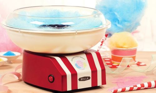 Bella Home Kitchen Electric Cotton Candy Maker w/ Cones , Spoon , &amp; Flavor Packs