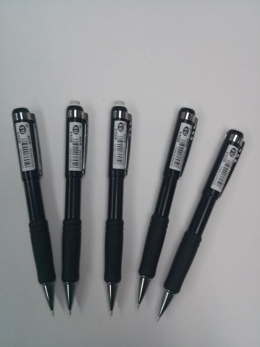 Black Pentel Twist-Erase III Mechanical Pencil - PENQE515A - 5 Item Bundle