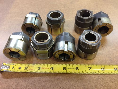 8 trantorque keyless bushing  fenner drives coupling lot 6 are 7/8&#034; &amp; 2 are 1&#034; for sale