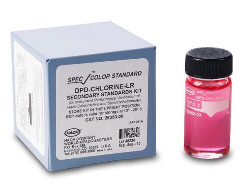 Hach DPD chlorine standard gel pack. Expires Nov-15