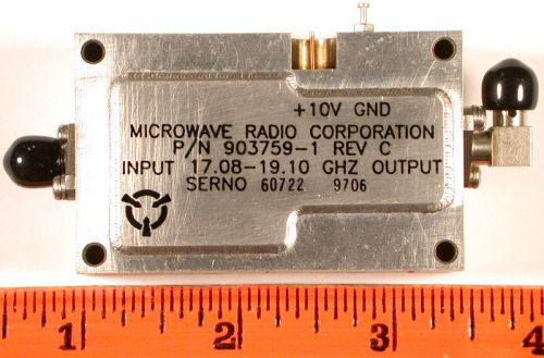 MICROWAVE SOURCE LO 17.08-19.10 GHz 8 dBm - SMA 4X Mult - *UNUSED* Qty:1