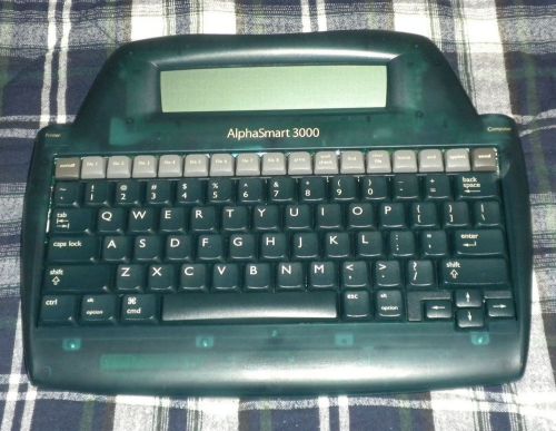 Alphasmart 3000 Word Processor with cables and carrying case