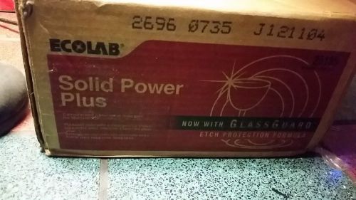 4 Ecolab Solid Power plus extra strength detergent