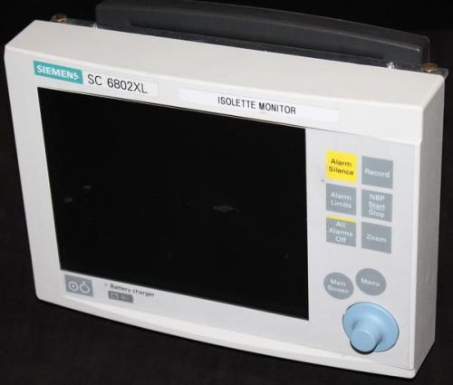 Siemens Draeger SC6802XL Patient Monitor 7862704E551U NR Free Shipping!