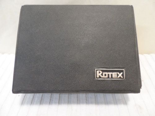 Vintage Rotaex Super 68 Label Maker in Original Case Mint!!!!!!