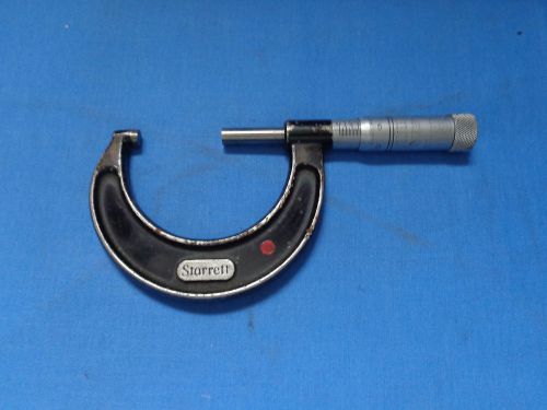 Rough turning micrometer precision measuring tool starrett usa no. 436 1 - 2 in. for sale