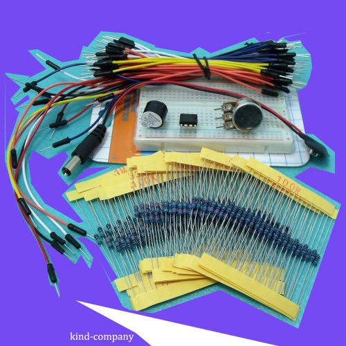 New Electronic Project Starter Kit for arduino Cable wire Resistor Capacitor